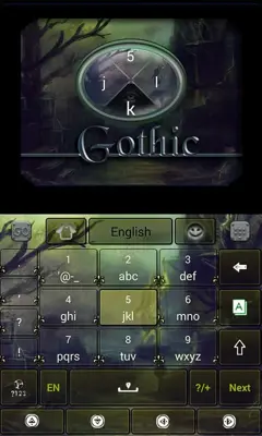 Gothic Keyboard android App screenshot 0