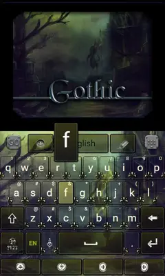 Gothic Keyboard android App screenshot 2