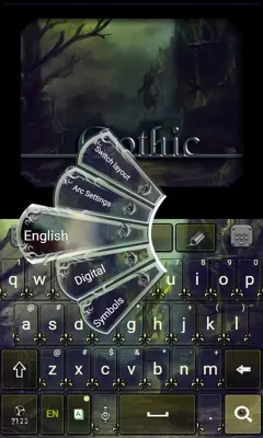 Gothic Keyboard android App screenshot 3